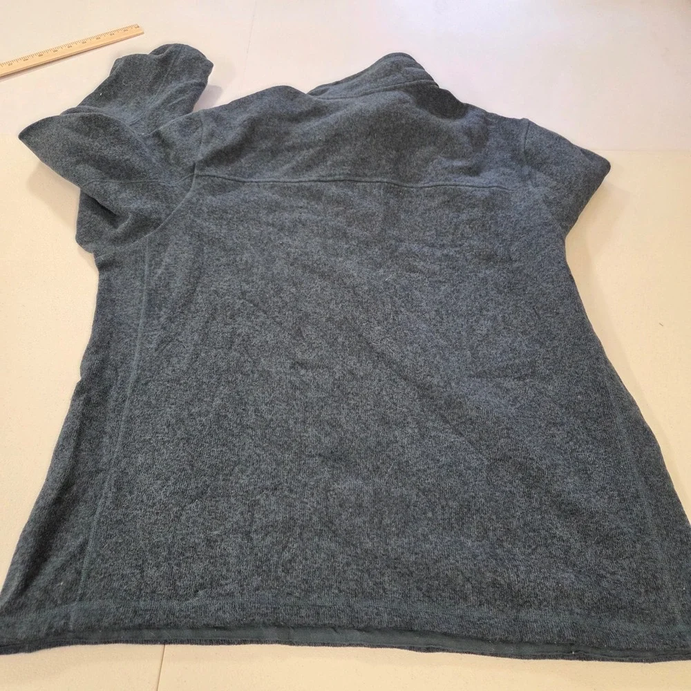 The North Face Gordon Lyons Quarter Zip Fleece Sweater Mens XXL Gray Pullover